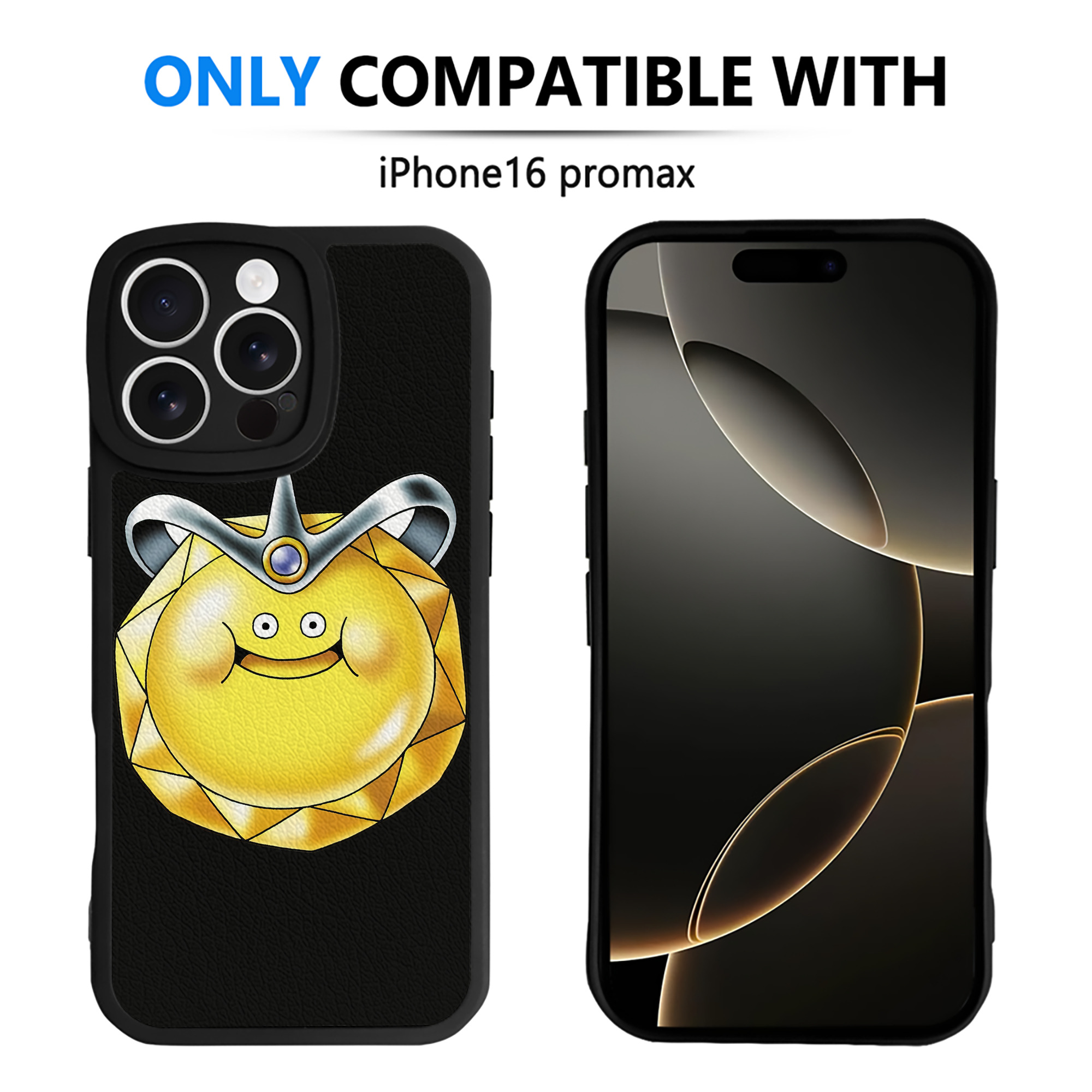 （画像用） ドラゴンクエスト Doragon Kuesuto Dragon Quest 【iPhone 16シリーズ対応】シリコンスマホケース（レザー調） 材質：シリコン